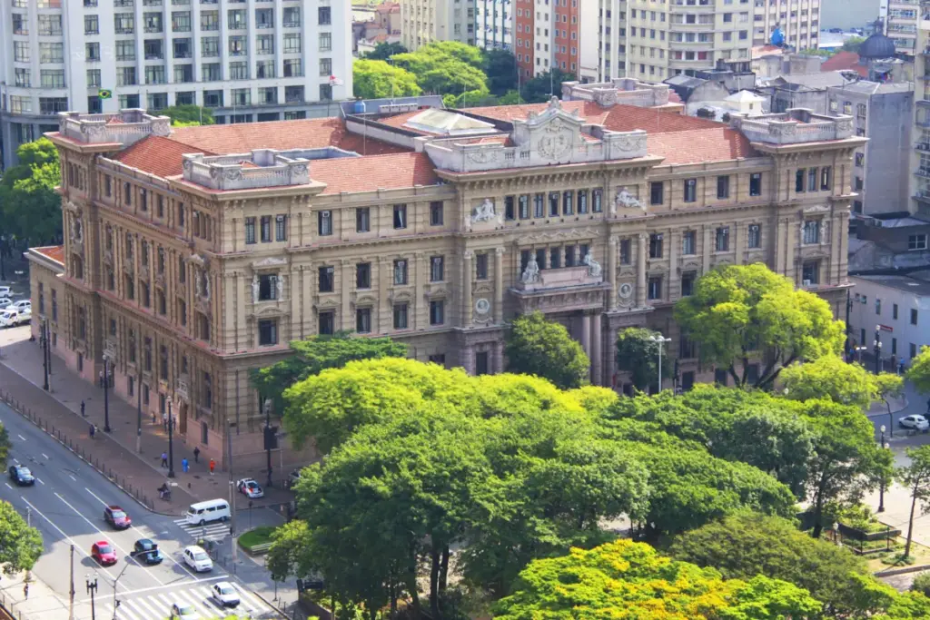 imagem aérea do Tribunal de Justiça do Estado de São Paulo