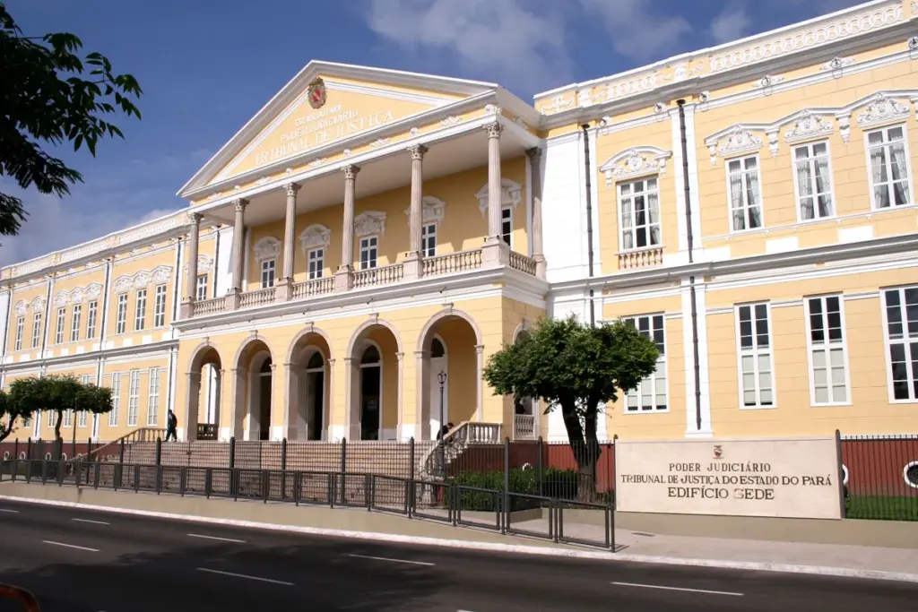 fachada do Tribunal de Justiça do Pará