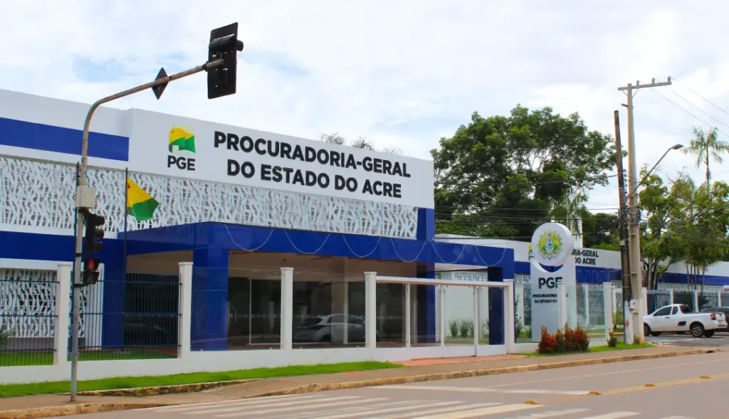Fachada da Procuradoria-Geral do Estado do Acre