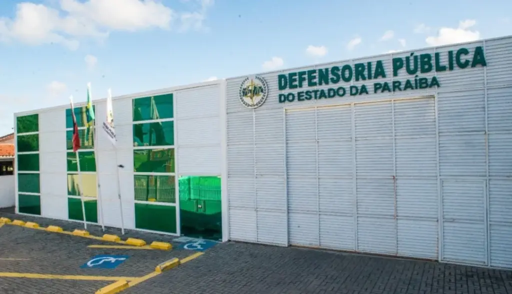 Fachada da Defensoria Pública do Estado da Paraíba