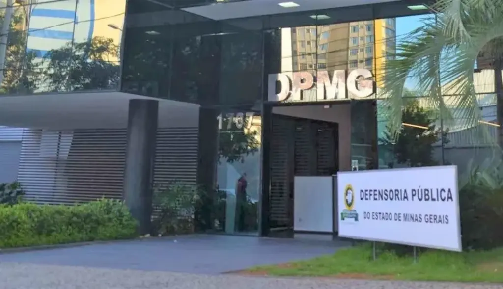 Fachada da Defensoria Pública de Minas Gerais