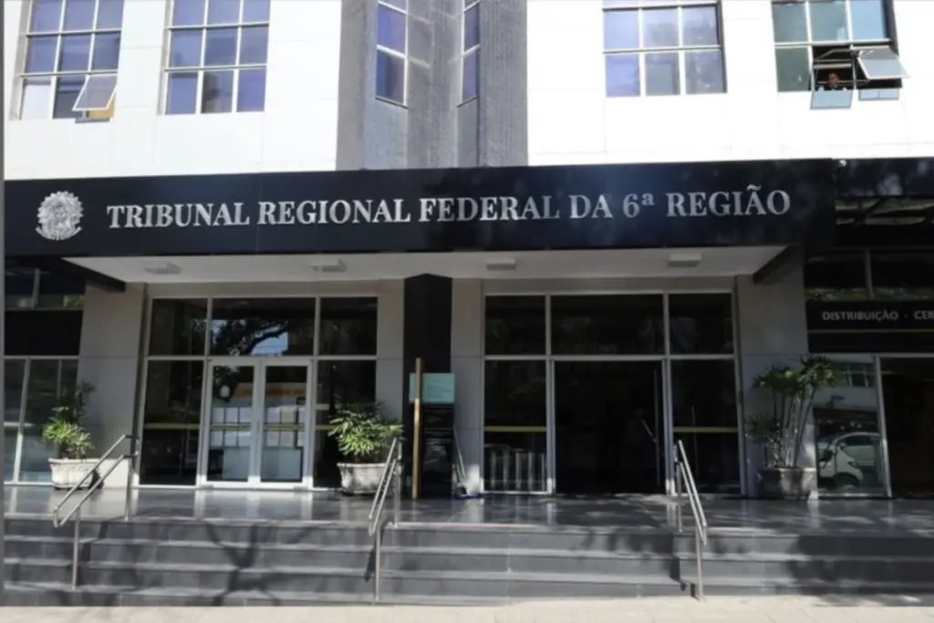 Faixada do Tribunal Regional Federal da 6ª Região (TRF6)