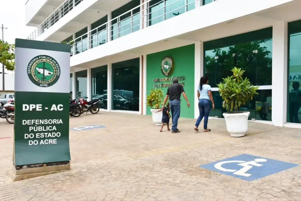 Fachada da Defensoria Pública do Estado do Acre (DPE AC)