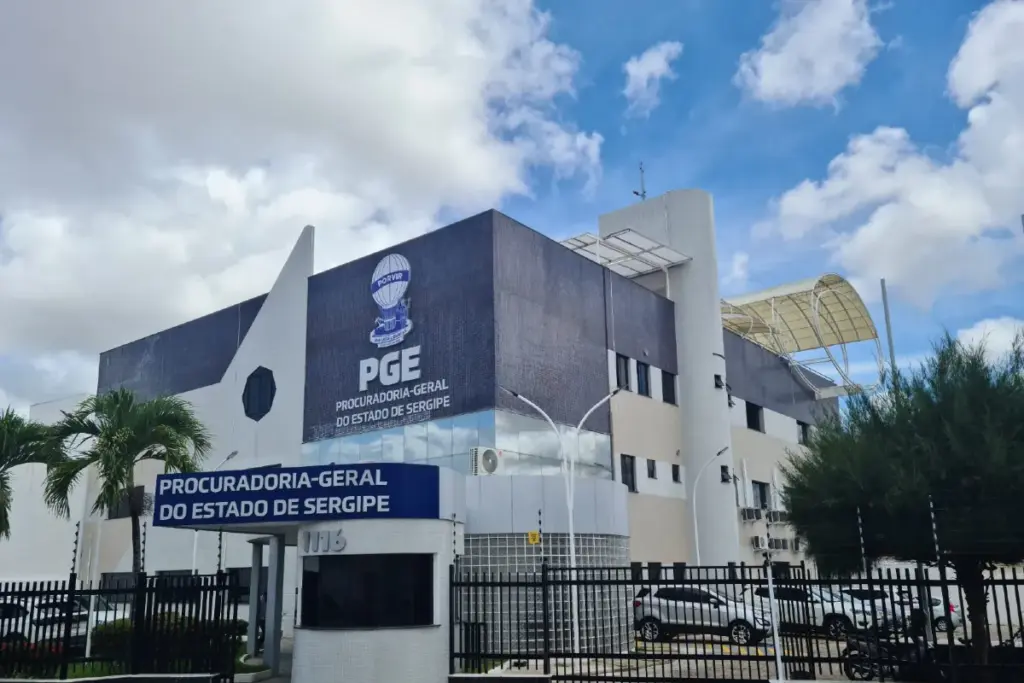 Fachada da Procuradoria-Geral do Estado de Sergipe (PGE SE).