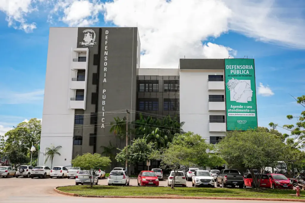 Fachada da Defensoria Pública do Estado do Tocantins (DPE TO)