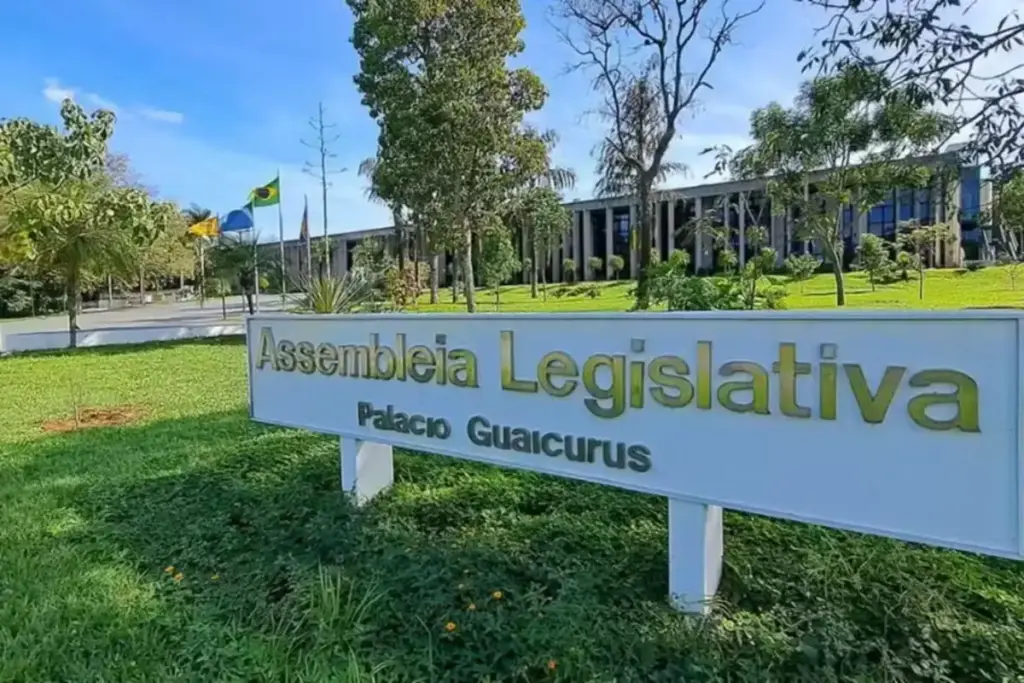 Fachada da Assembleia Legislativa de Mato Grosso do Sul (AL MS)