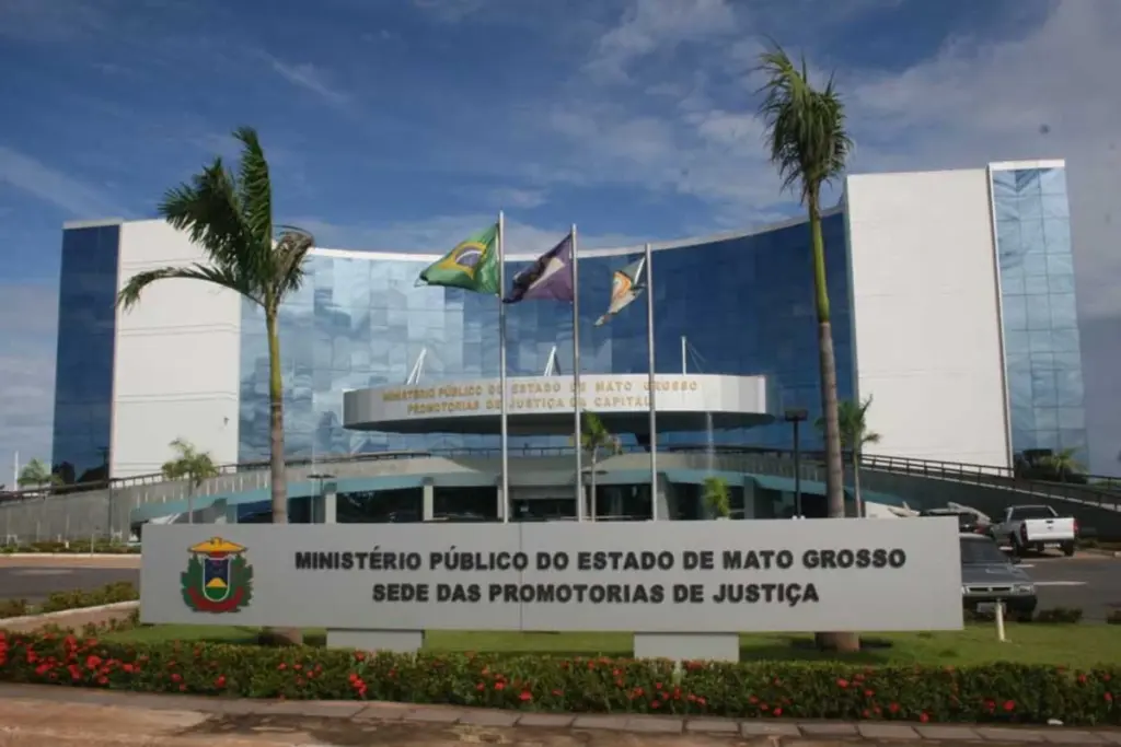 Fachada do Ministério Público do Estado de Mato Grosso (MP MT)