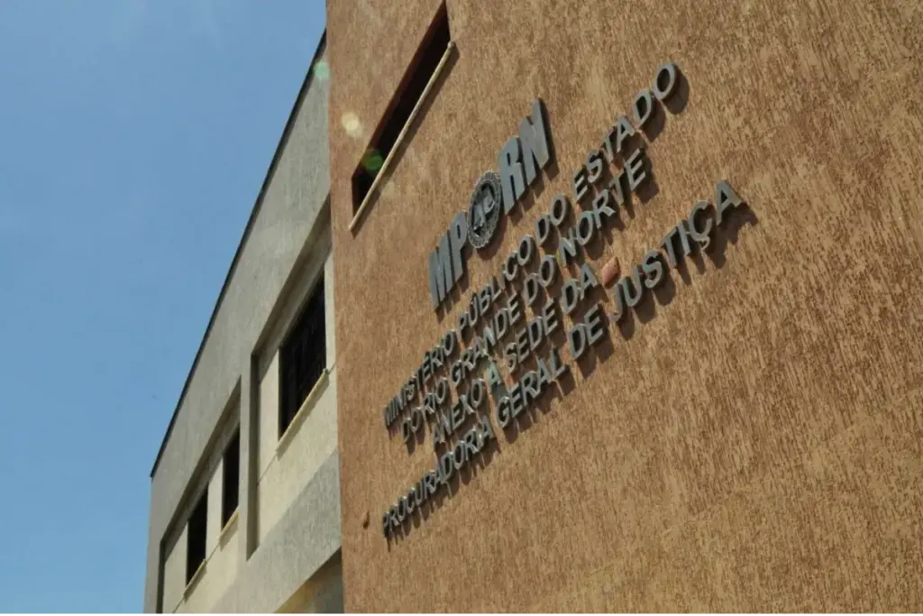 Fachada do Ministério Público do Rio Grande do Norte (MP RN).