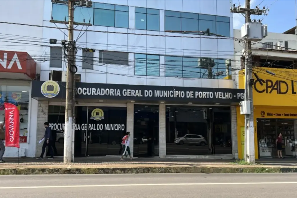 Fachada da Procuradoria-Geral do Município de Porto Velho (RO).