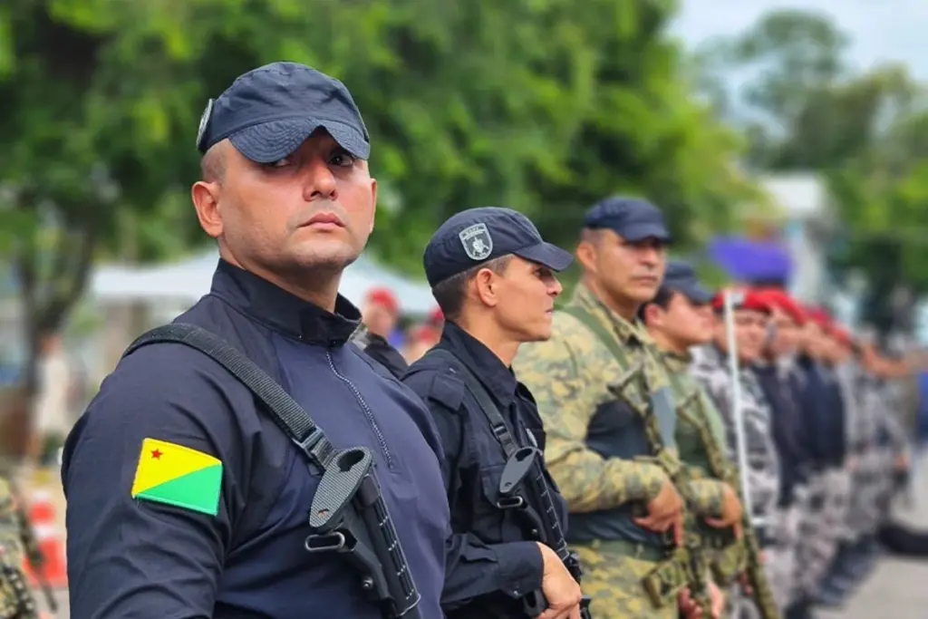 Polícia Militar do Acre durante evento