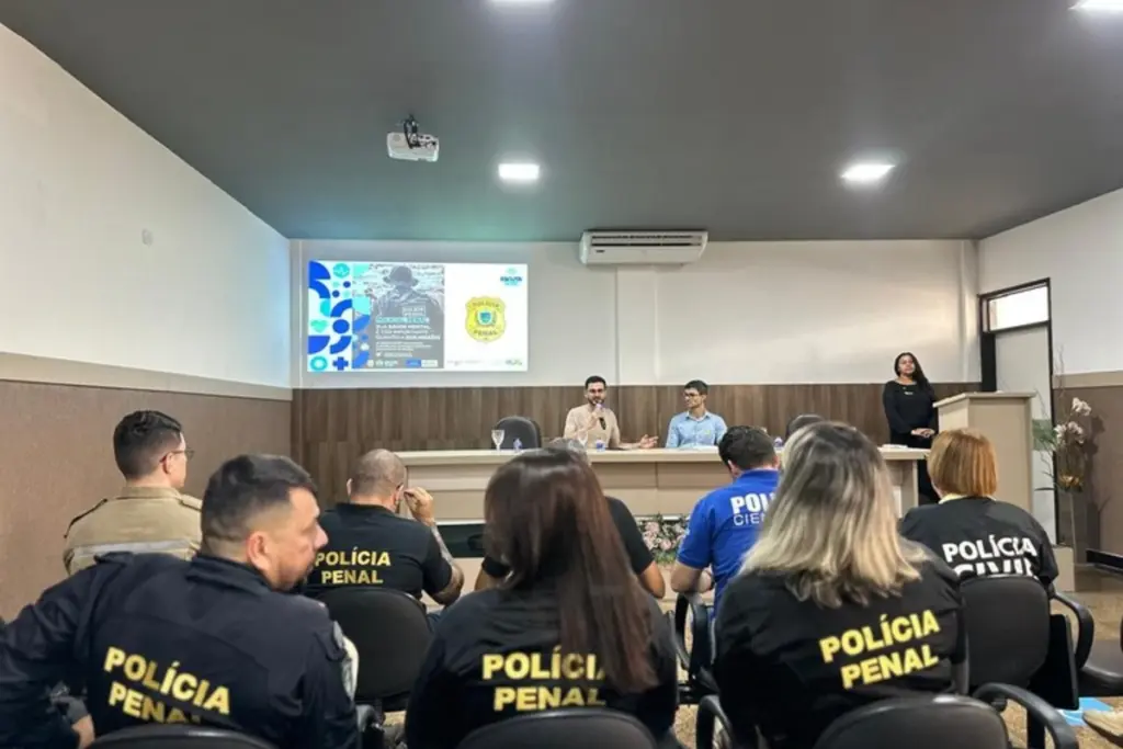 Policiais penais da Paraíba em reunião