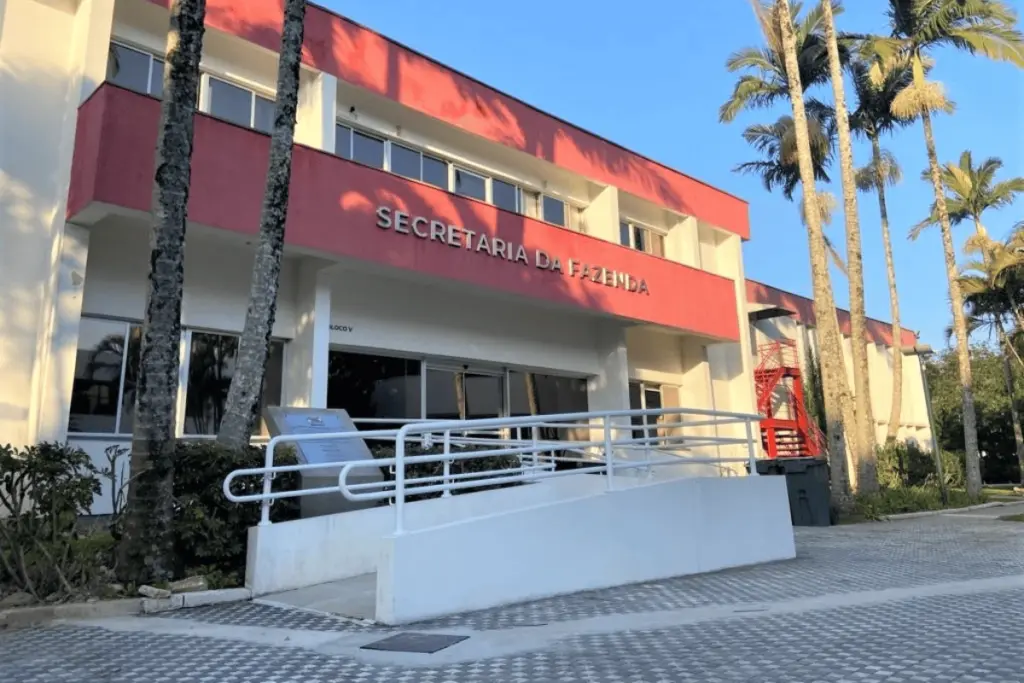 Fachada da SEFAZ SC