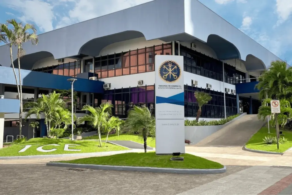 Fachada do Tribunal de Contas do Estado do Espírito Santo