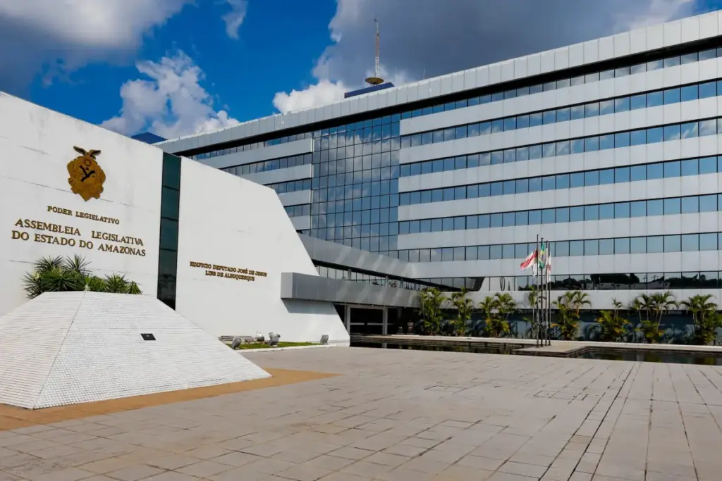 Fachada da Assembleia Legislativa do Estado do Amazonas (ALE AM)