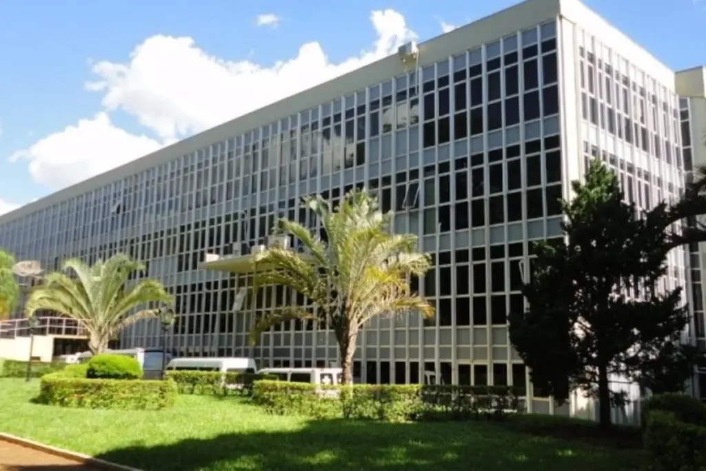 Fachada da Prefeitura de Marechal Cândido Rondon, no Paraná