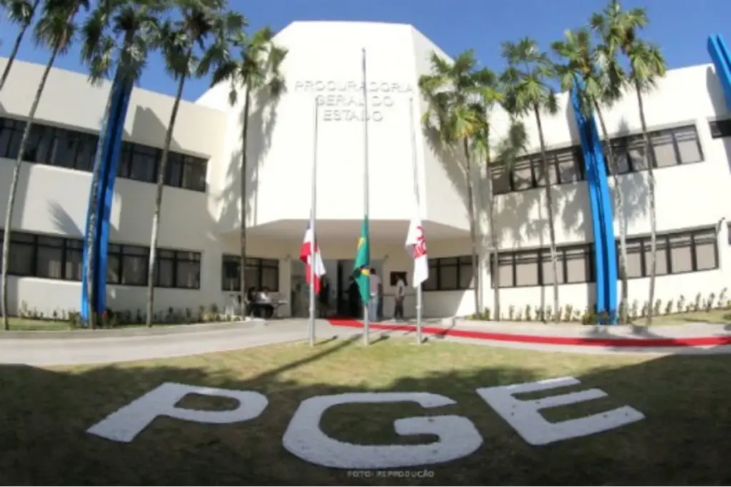 Fachada da Procuradoria Geral do Estado