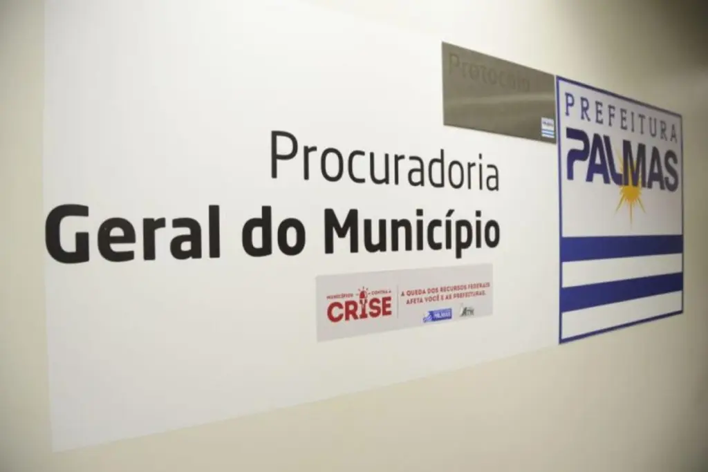 Fachada da Procuradoria-Geral do Município de Palmas, Tocantins.