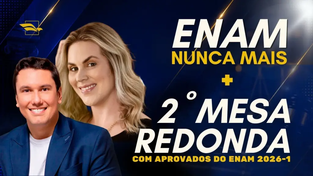 Aula especial ENAM nunca mais e mesa com aprovados