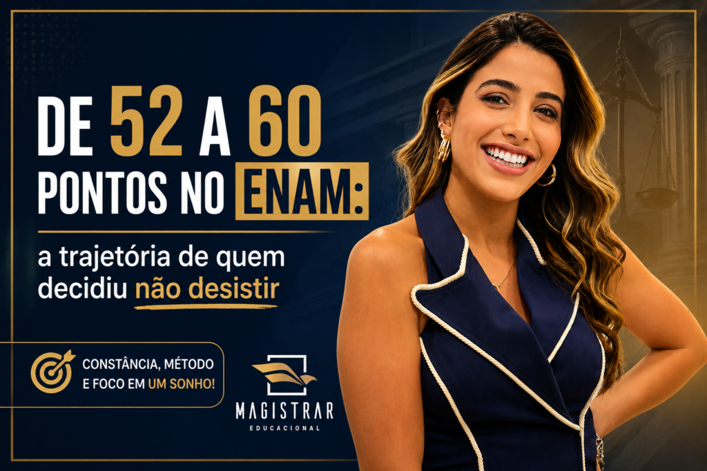 Aprovada ENAM 2026, Lara Arruda