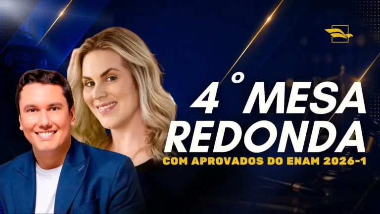 4ª Mesa-Redonda com aprovados no ENAM acontece nesta terça (14/7): aprenda com quem já passou!