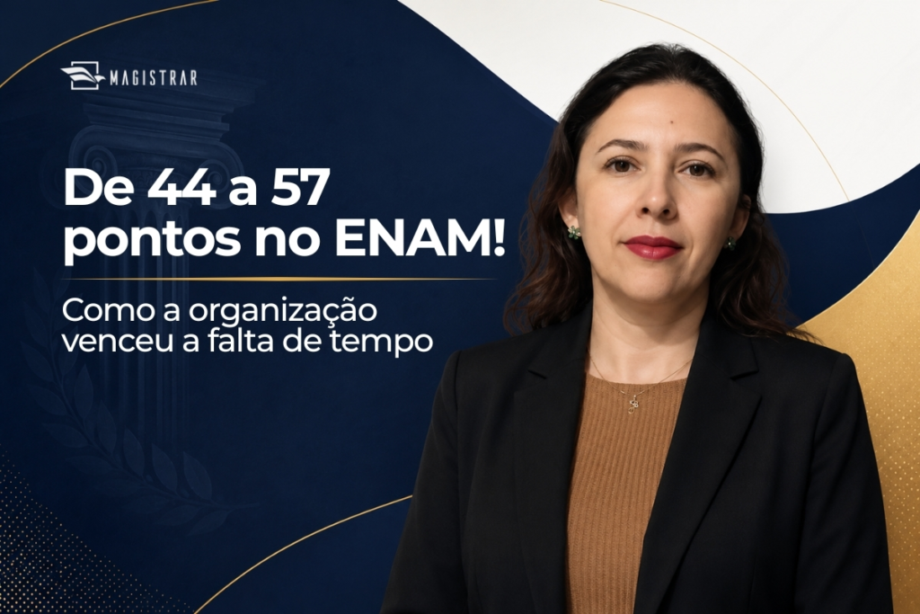 Dos 44 aos 57 pontos no ENAM: como a constância pode vencer a falta de tempo