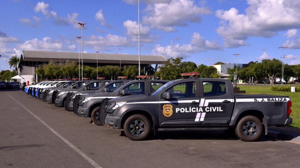 Viaturas da Polícia Civil de Roraima