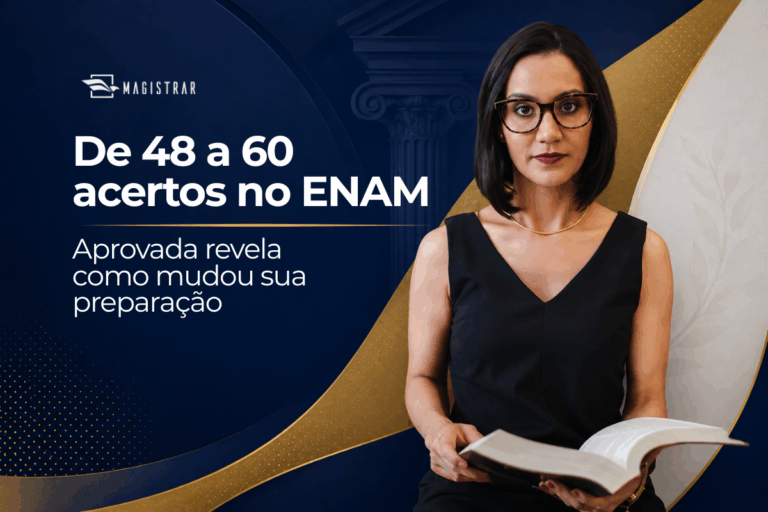 Aprovada no ENAM, candidata revela a importância dos simulados