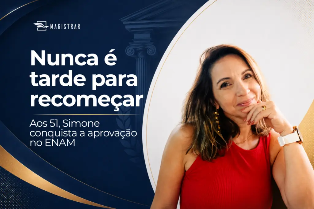 Aos 51 anos, aluna do Magistrar supera trajetória de dificuldades e é aprovada no ENAM 2026.1