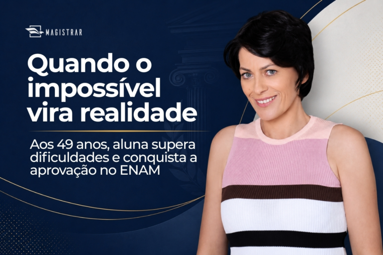 “Achei que era tarde demais”: aos 49 anos, aluna transforma dificuldades em aprovação no ENAM