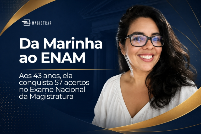 Da enfermagem à magistratura: a virada que levou à aprovação no ENAM
