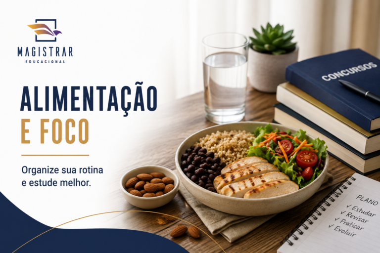 Como manter uma alimentação saudável mesmo com uma rotina intensa de estudos?