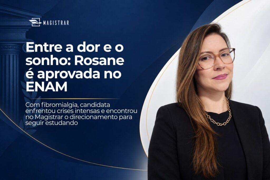 Entrevista com aprovada no ENAM