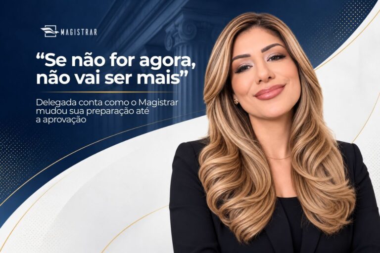 “Se não for agora, não vai ser mais”: delegada supera dúvidas e conquista aprovação no ENAM
